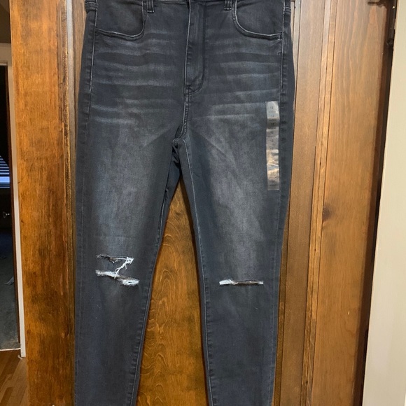 AEO Ne(x)t Level Stretch jegging in charcoal gray - Picture 6 of 7